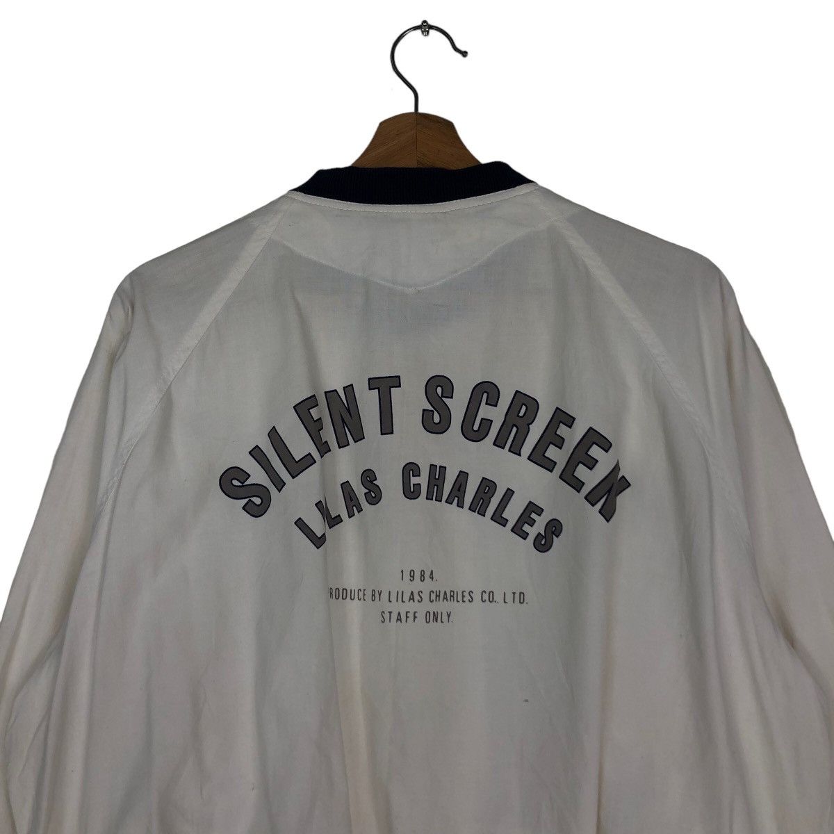 Hysteric Glamour 🔥Vtg Bomber Jacket Silent Screen Big Logo Spell Out Size US M / EU 48-50 / 2 - 9 Thumbnail