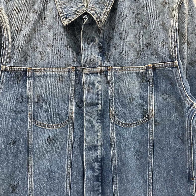 Louis Vuitton Louis Vuitton Gradient print denim jacket Size US L / EU 52-54 / 3 - 3 Thumbnail