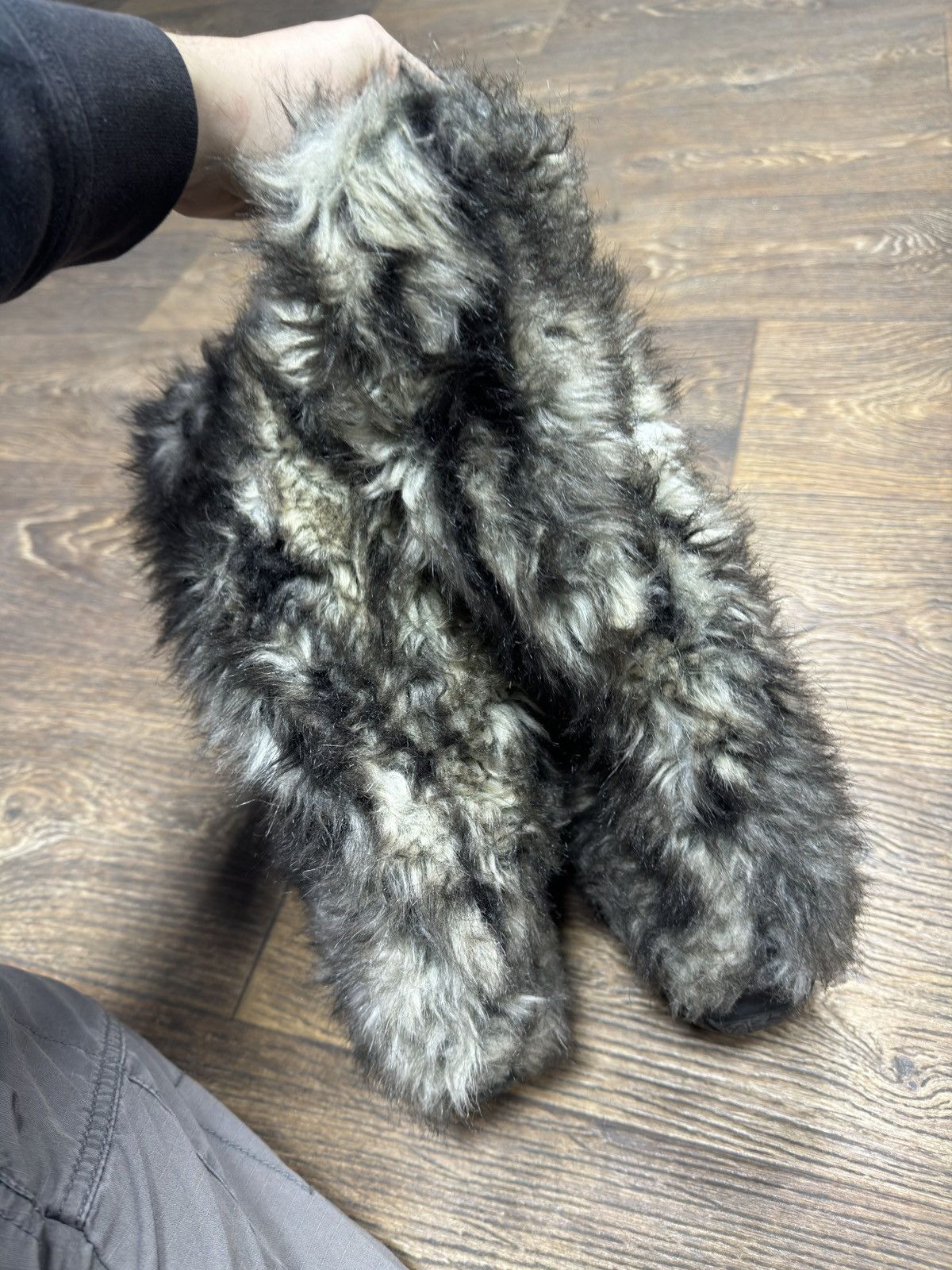 If Six Was Nine × Japanese Brand × Moon Boot Vintage Fur Rick Owens Style Yeti Boots Size US 8 / IT 38 - 3 Thumbnail