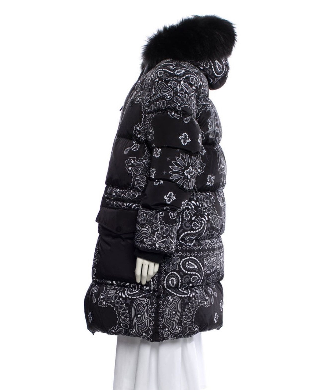 Philipp Plein Philipp Plein Paisley 4XL Puffer Skull Jacket Coat Size US XXL / EU 58 / 5 - 2 Thumbnail