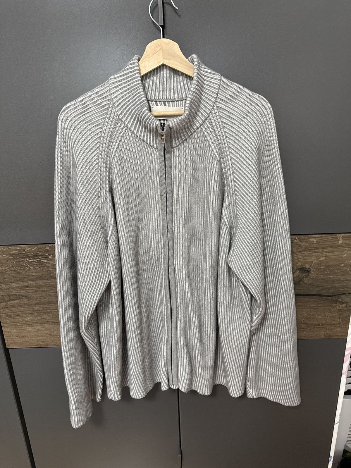 Five Four × FiveFourFive FiveFourFive (545) Zip-Up Cardigan White Size US XL / EU 56 / 4 - 2 Thumbnail