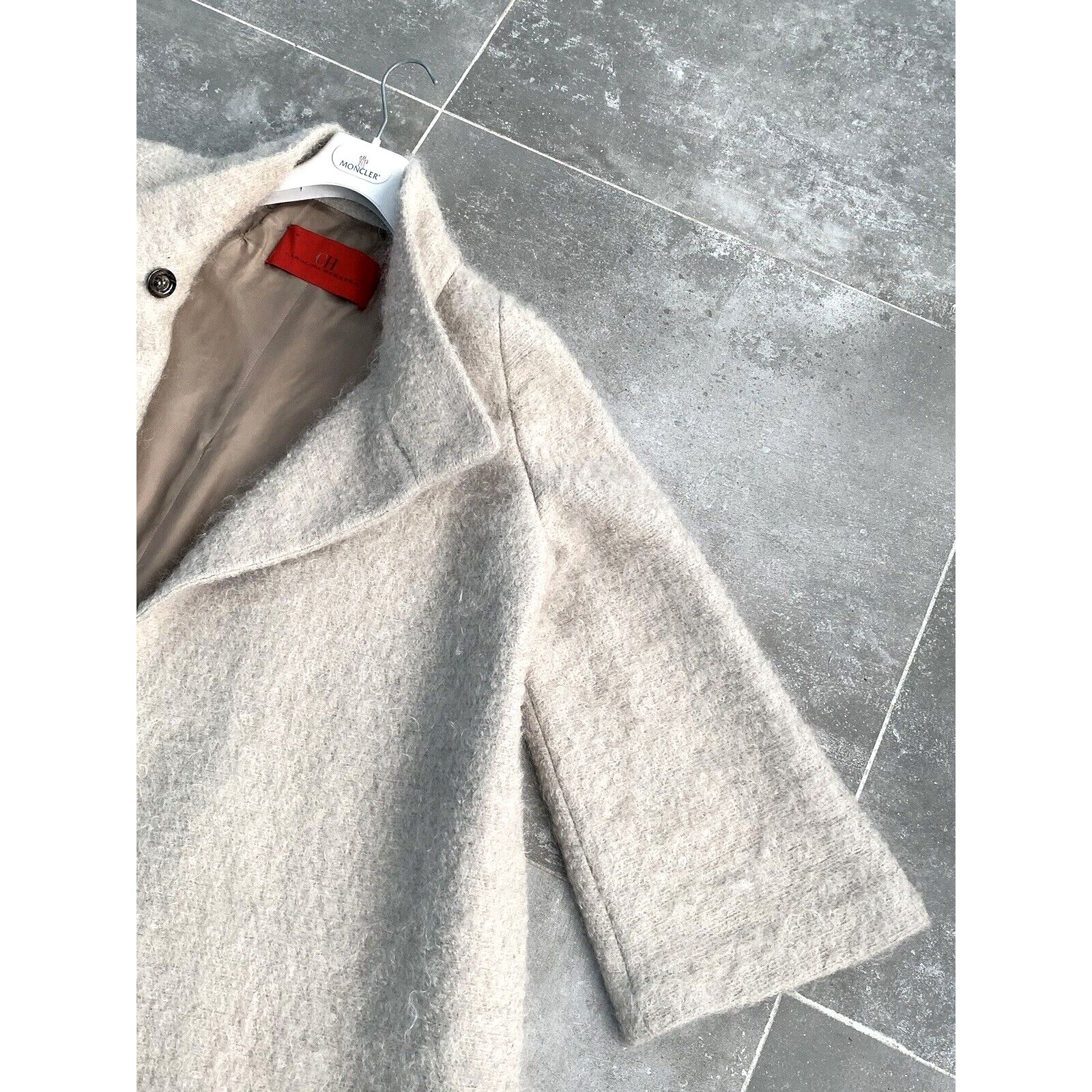 Carolina Herrera Women's CAROLINA HERRERA Mohair Trench Coat Jacket M / 12 Size M / US 6-8 / IT 42-44 - 12 Thumbnail