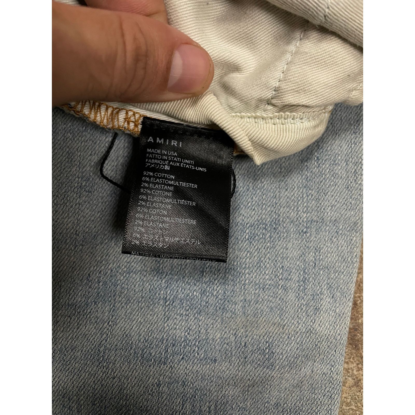 Amiri Amiri Jeans Patchwork Tye Dye 38 Used Size US 38 / EU 54 - 6 Thumbnail