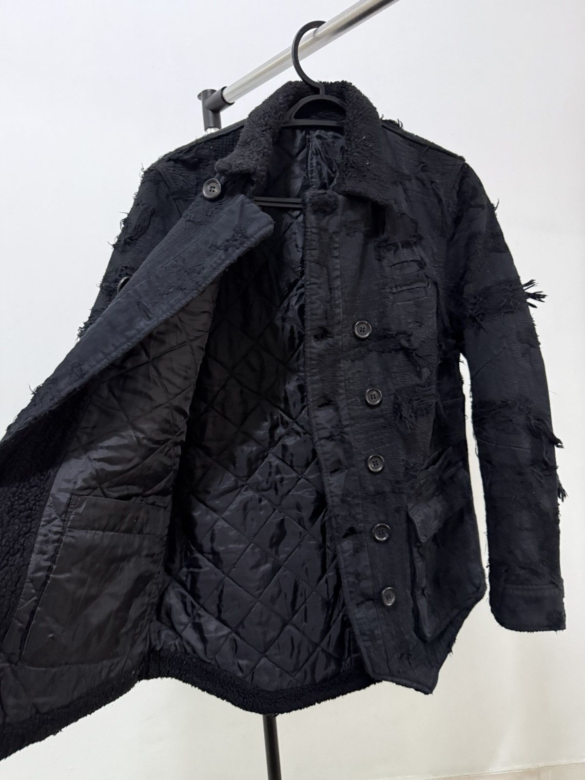 Undercover AW09 "Earmuff Maniac" Destroyed Patchwork Jacket. Size US M / EU 48-50 / 2 - 10 Thumbnail