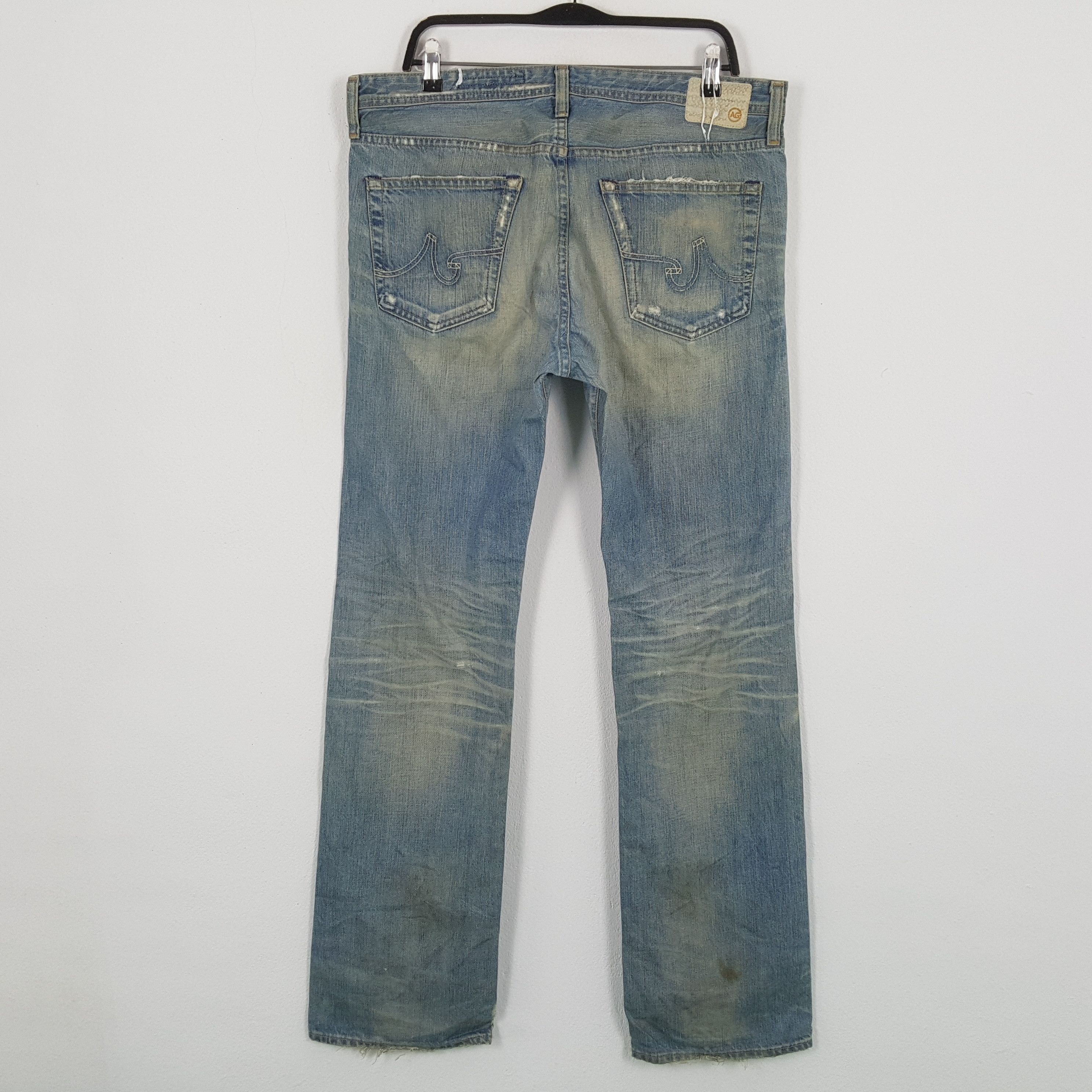 AG Adriano Goldschmied × Vintage ADRIANO GOLDSCHMEID Streetwear Style Distressed Jeans Size US 36 / EU 52 - 1 Thumbnail