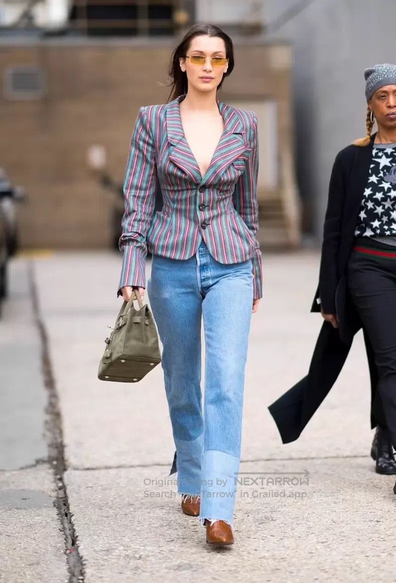 Vivienne Westwood Vivienne Westwood Candy-Colored Drunkard Striped Suit Set Size S / US 4 / IT 40 - 4 Thumbnail