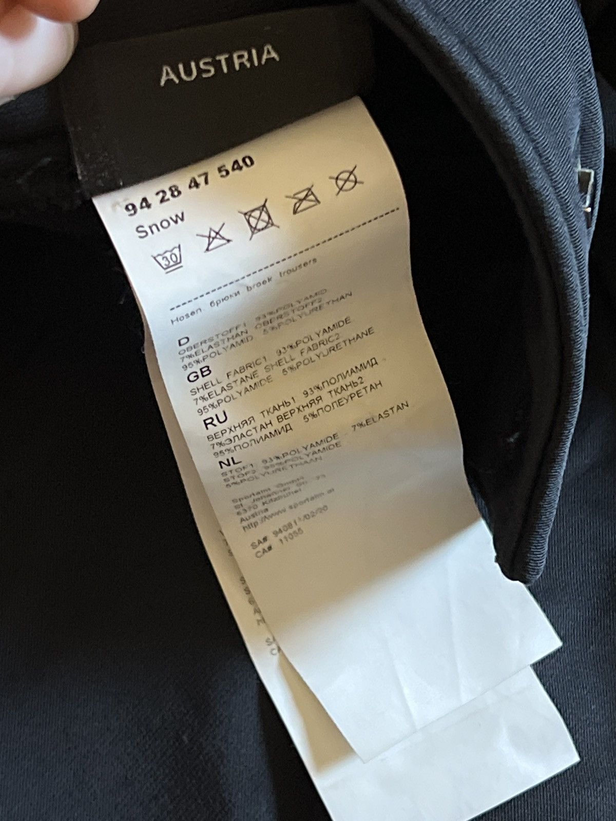 Sportalm Kitzbuhel Sportalm kitzbuhel black padded knee ski pants like new Size 27" / US 4 / IT 40 - 11 Thumbnail