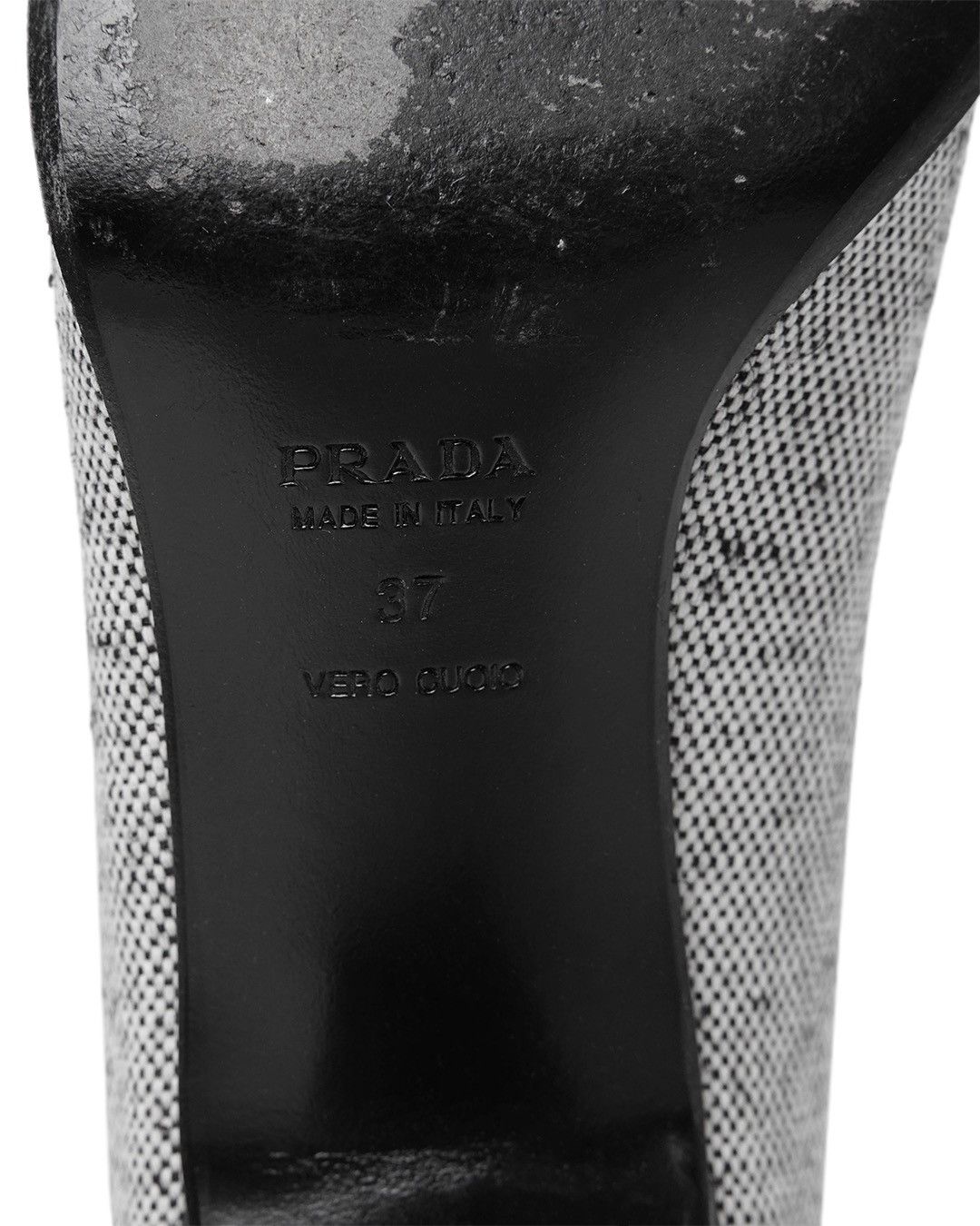Prada Prada S/S1999 Canvas Heels Size US 7 / IT 37 - 9 Thumbnail
