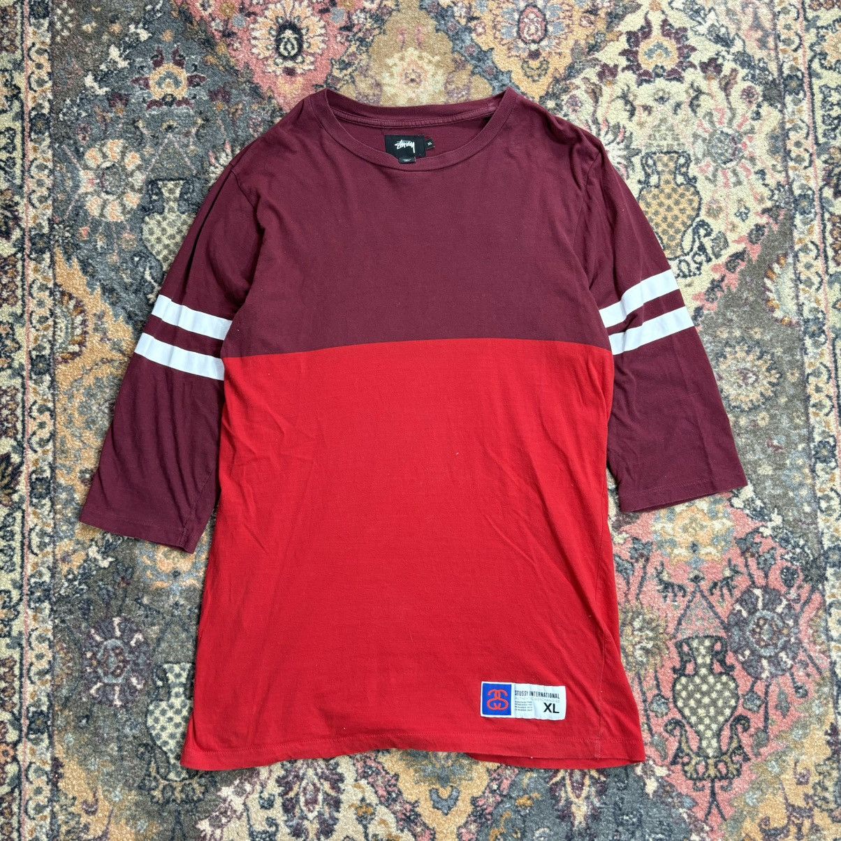 Stussy × Vintage Rare Stussy t shirt big logo half sleeve Vintage Y2K Skate Size US XL / EU 56 / 4 - 3 Thumbnail