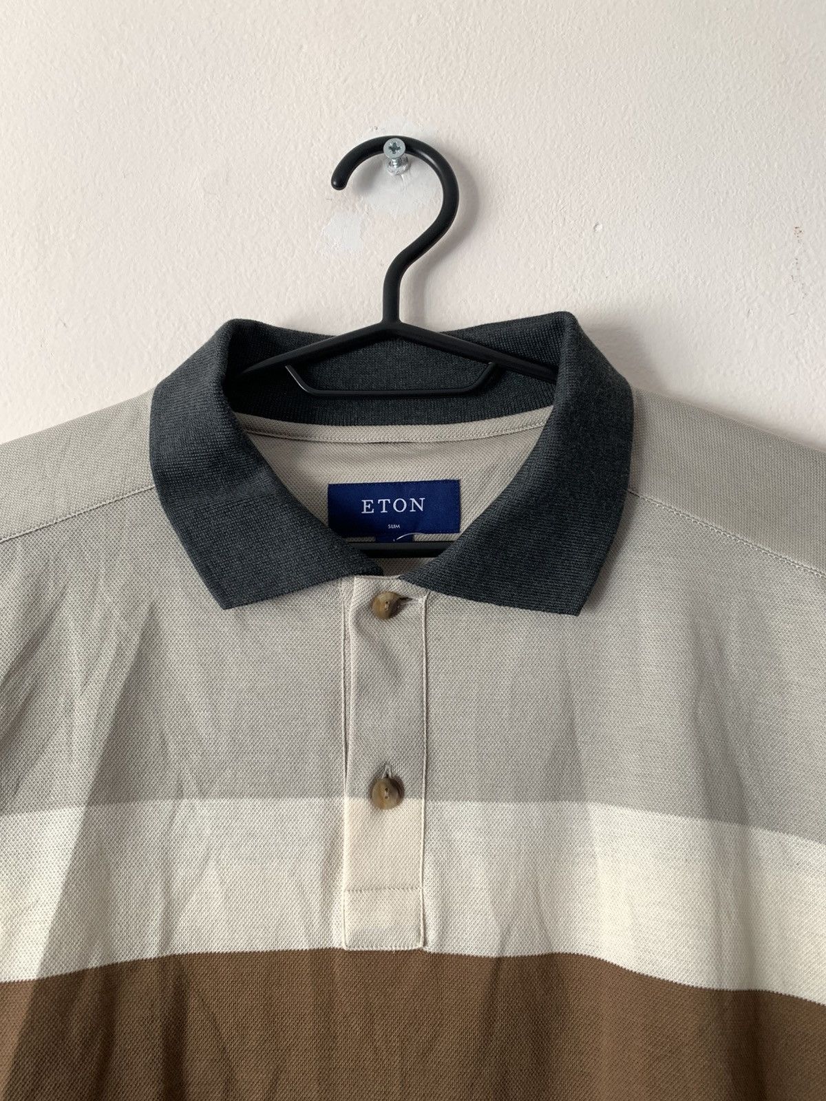 Eton 🔥ETON POLO LONG SLEEVE T-SHIRT Size US L / EU 52-54 / 3 - 4 Thumbnail