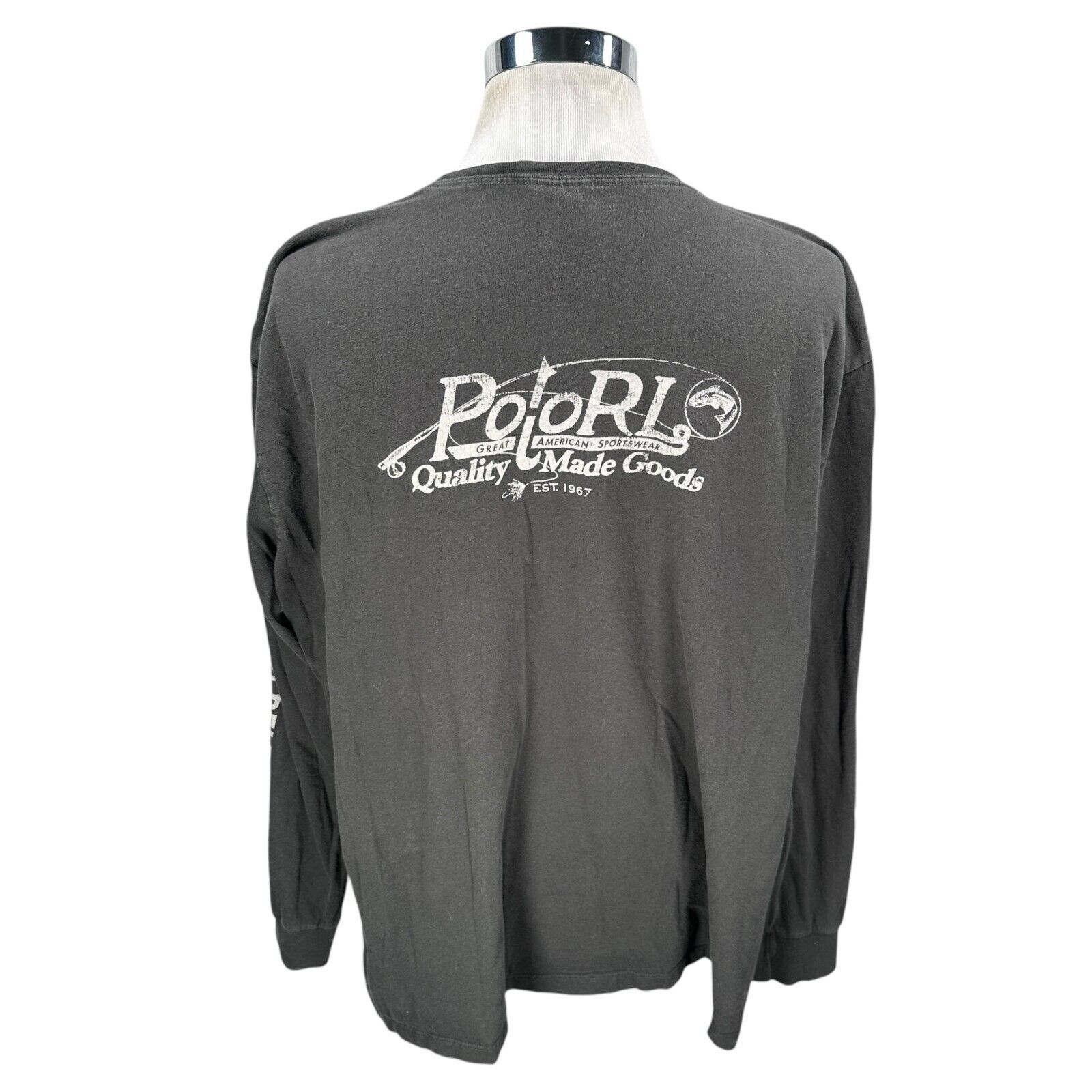 Polo Ralph Lauren Vintage Polo Ralph Lauren Long Sleeve T-Shirt Mens 2XL Black Size US XXL / EU 58 / 5 - 5 Thumbnail