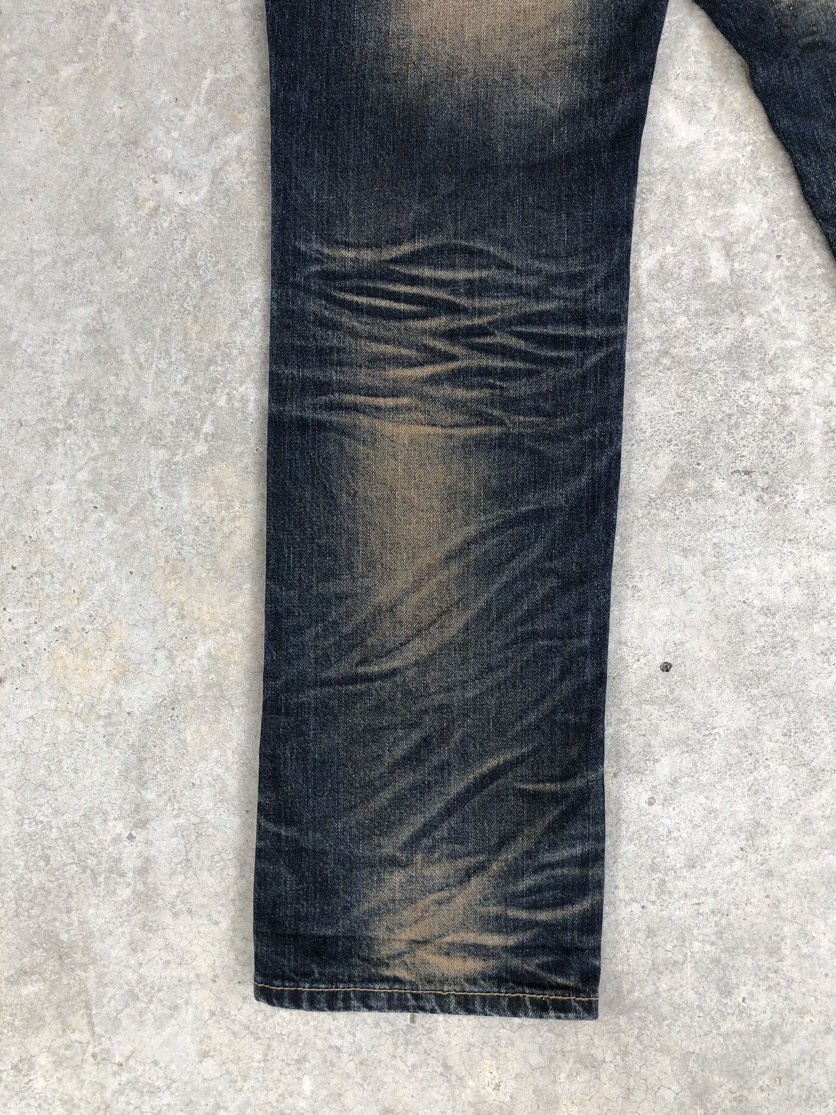 Japanese Brand Rare Yoshitomo Nara Lolita Dog Distressed Jeans Size US 34 / EU 50 - 12 Thumbnail