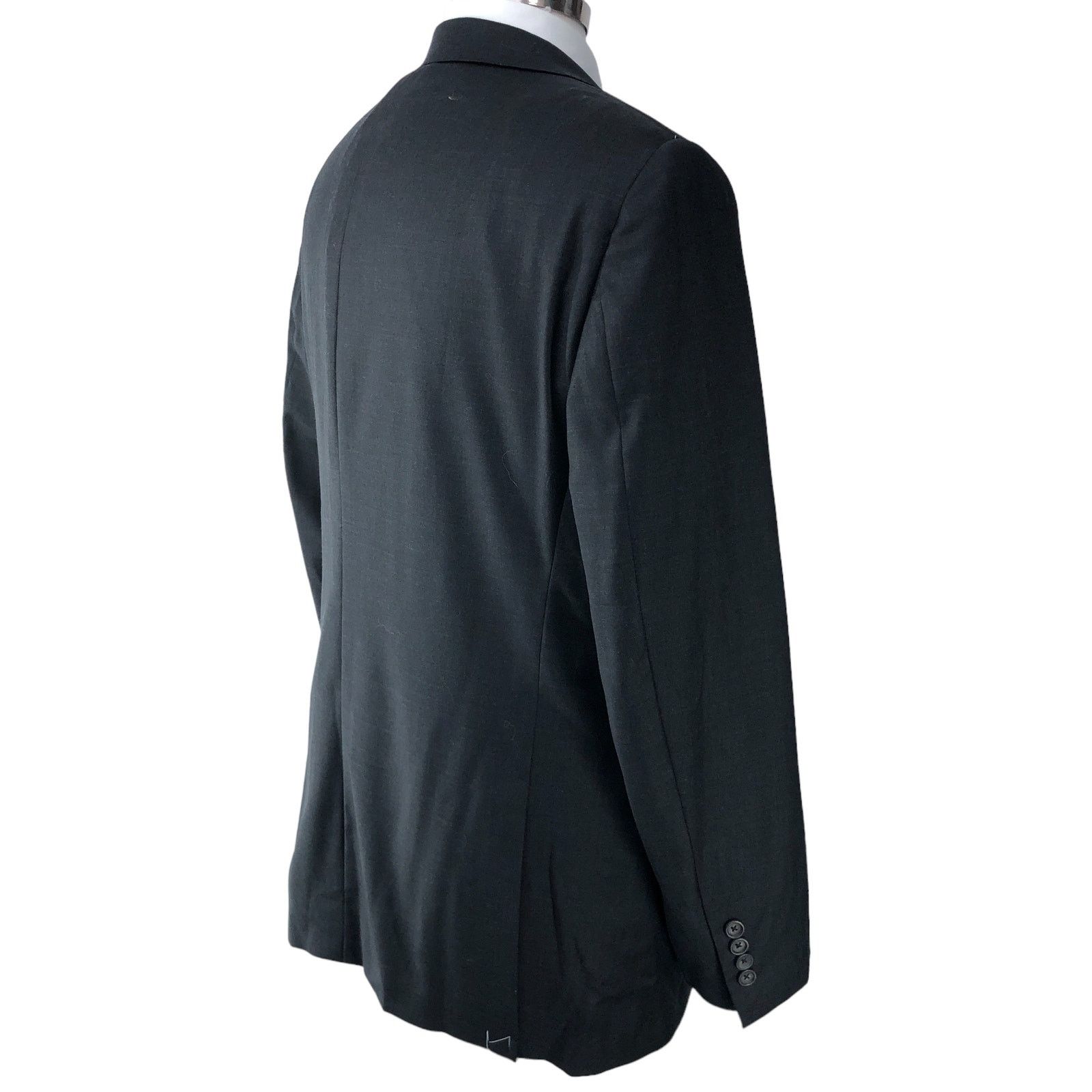 Hart Schaffner Marx Hart Schaffner Marx Mens 44R Sport Coat Gray 2 Button USA Size 44R - 9 Thumbnail
