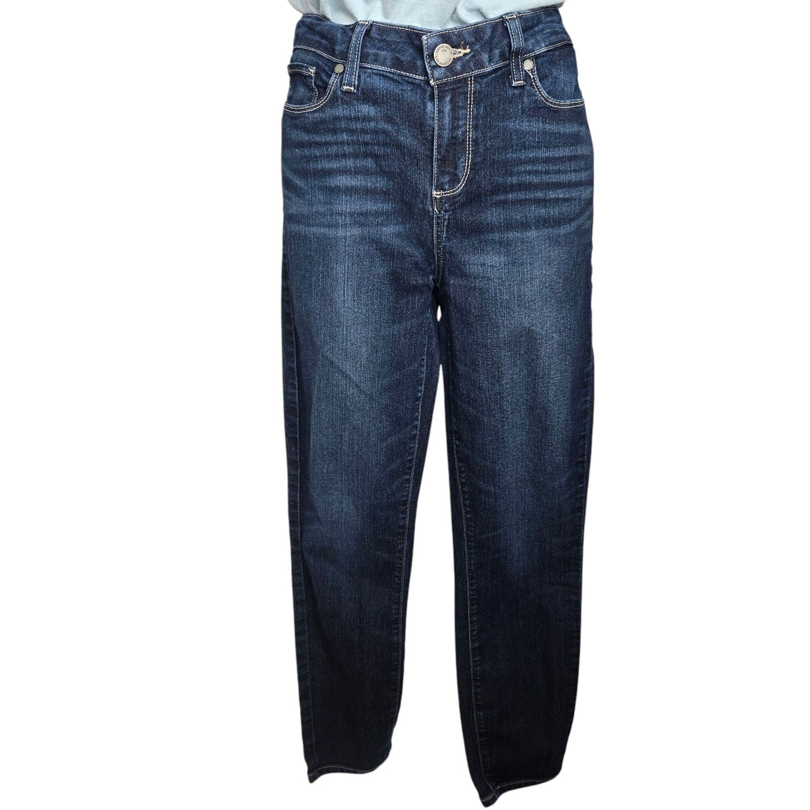 Paige Paige Womens Blue Jeans Size 29 Verdugo Ankle Dark Wash Size 29" - 1 Thumbnail