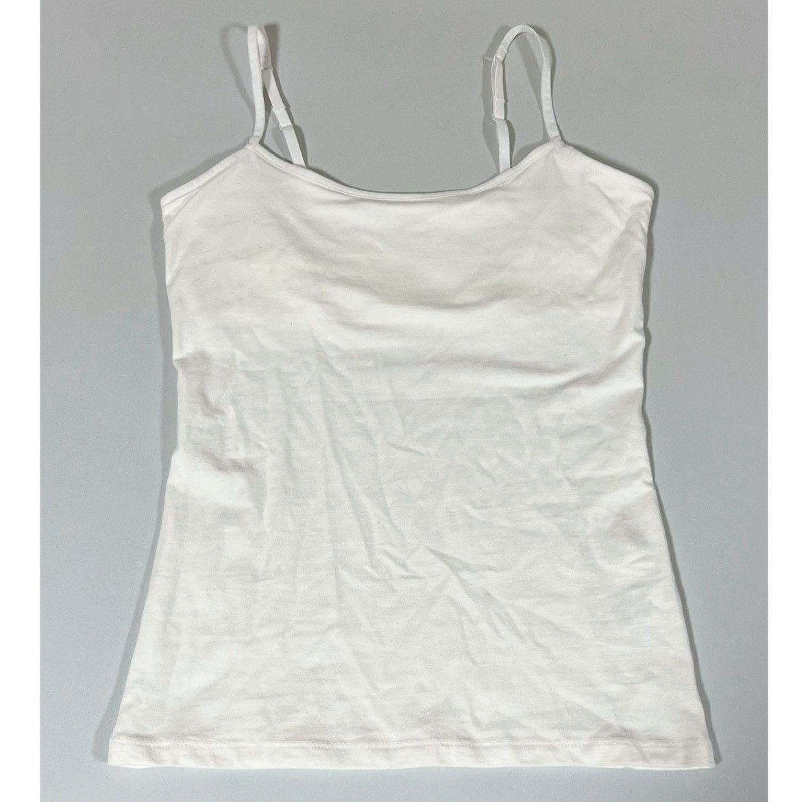Sonoma SO White Shelf-Bra Cami Camisole Tank Top Shirt Size S 🤍 Size S / US 4 / IT 40 - 1 Thumbnail