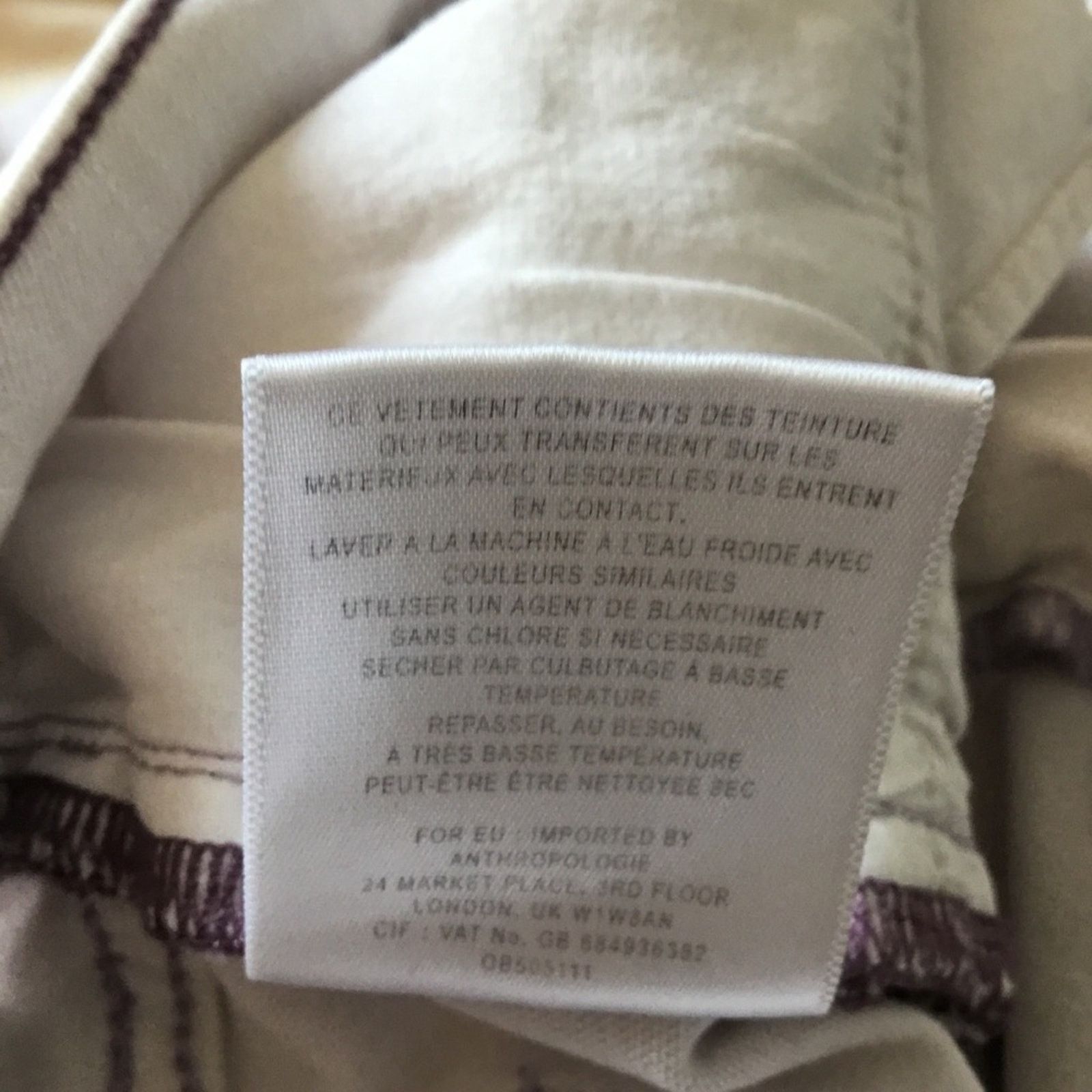 Pilcro and the Letterpress Lavender-Gray Fit/Stet Jeans