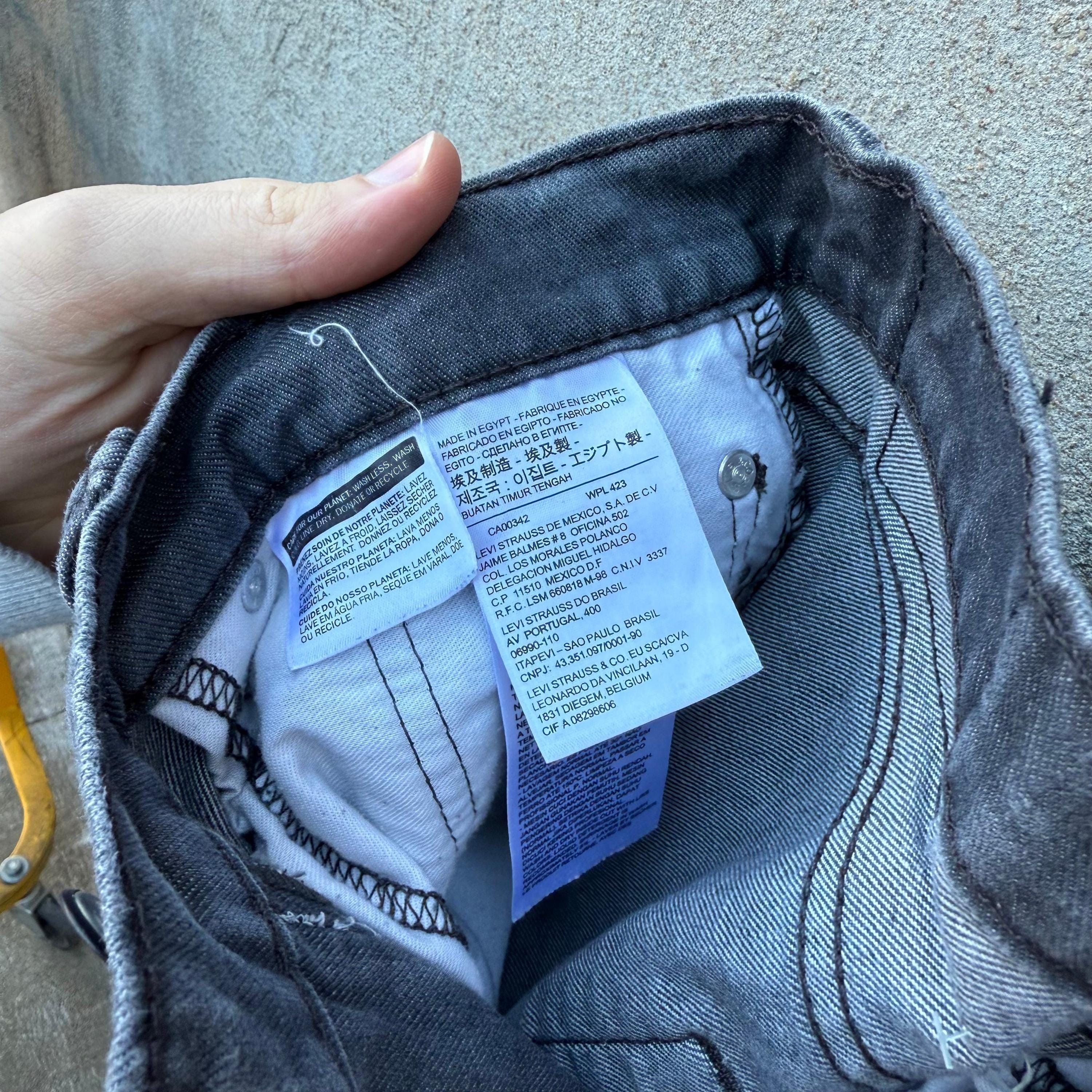 Levi's × Vintage Faded Black Levi's 511 Denim Jeans Size US 31 - 9 Thumbnail