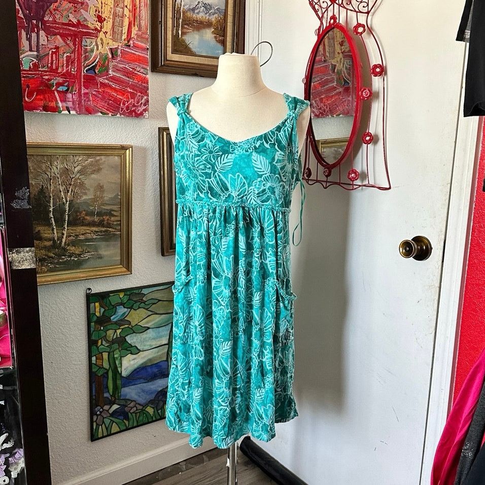 Other style&co green floral midi dress Size M / US 6-8 / IT 42-44 - 1 Thumbnail