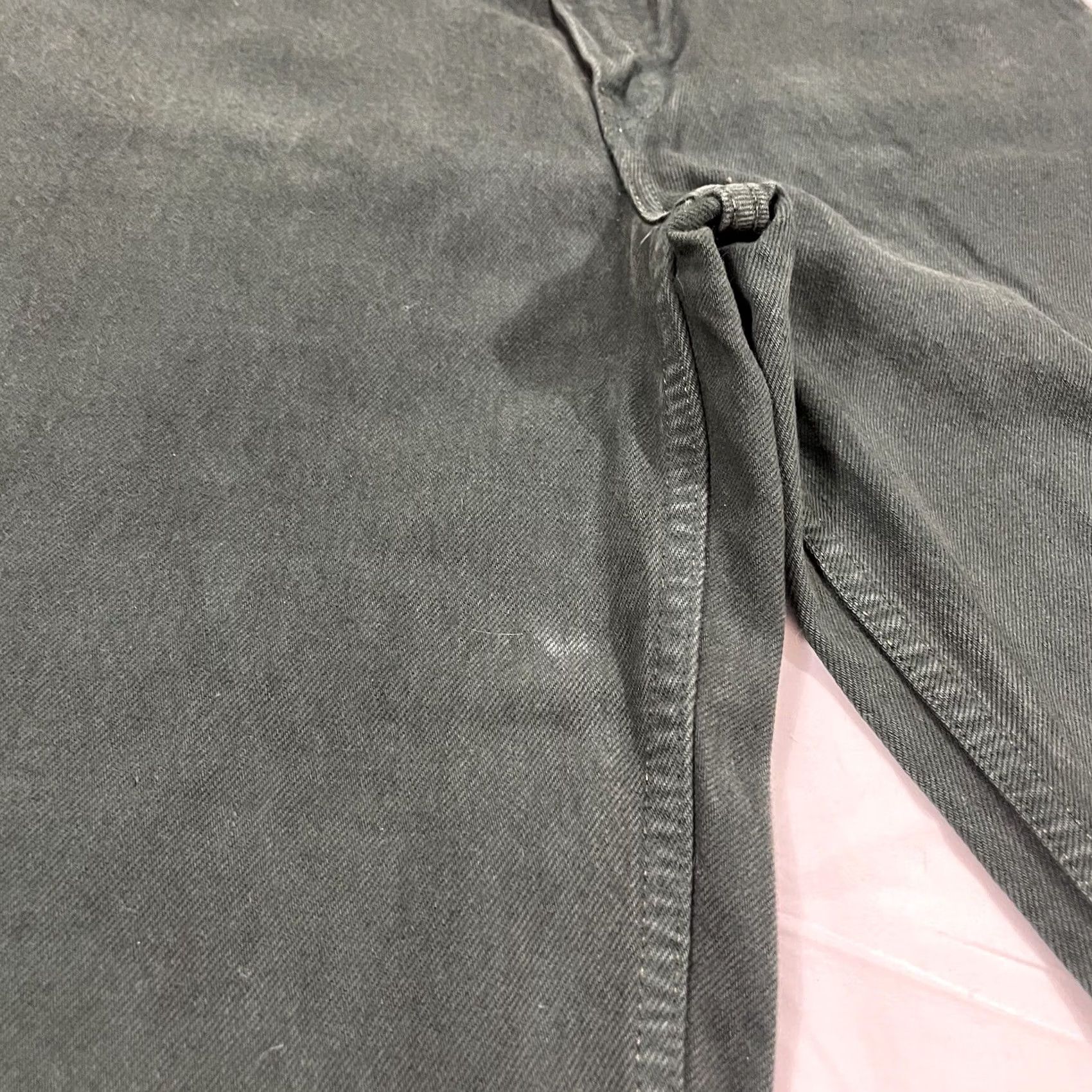 Levi's VINTAGE Levi's Jeans 512 Slim 90s Women Green 11 LONG Denim Cotton High Rise Regular Fit Tapered 100% Cotton 90s Theme Womens Size 32" / US 10 / IT 46 - 6 Thumbnail