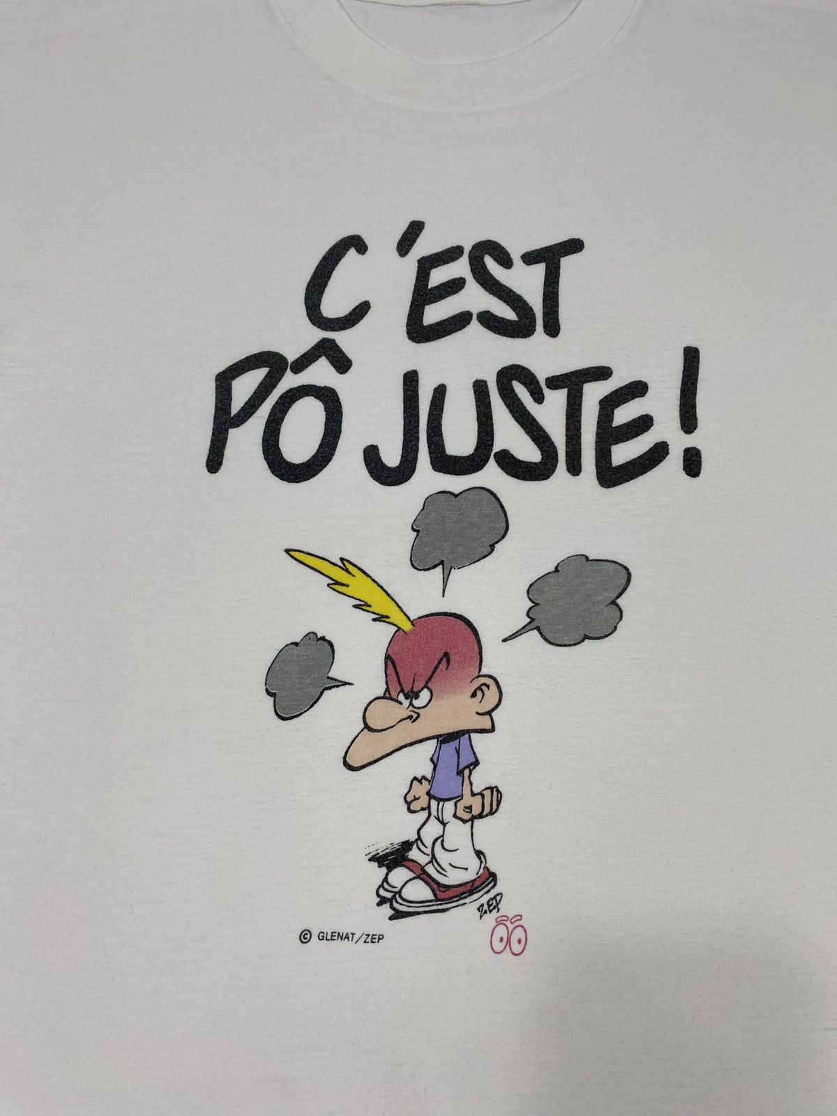 Vintage 🔥LASTDROP🔥 90s Titeuf de Zep Les Editions Glenat T-shirt Size US L / EU 52-54 / 3 - 3 Thumbnail