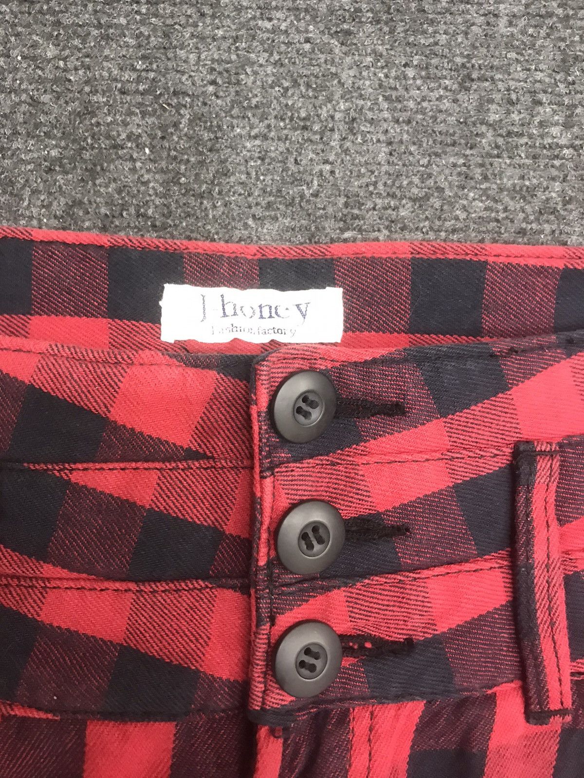 Japanese Brand J honey Plaid Slim Fit Pant Size 32" / US 10 / IT 46 - 6 Thumbnail