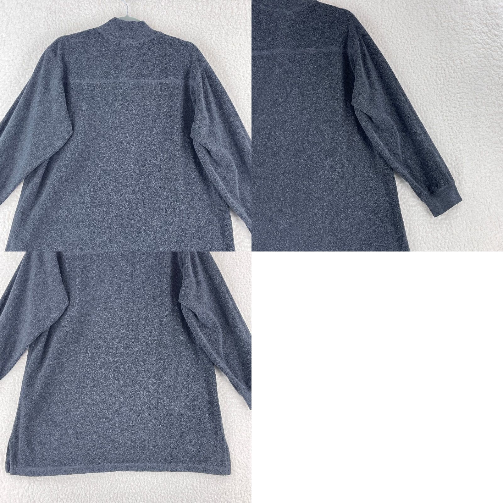 Soft Surroundings Soft Surroundings Gray Long Sleeve Fleece Sweater Womens Pullover Size M Size M / US 6-8 / IT 42-44 - 9 Thumbnail