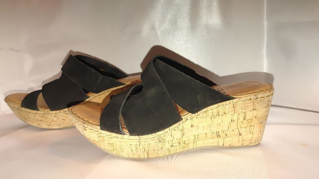 Born Born Rosa Wedge Slides Size 8M Size US 8 / IT 38 - 3 Thumbnail