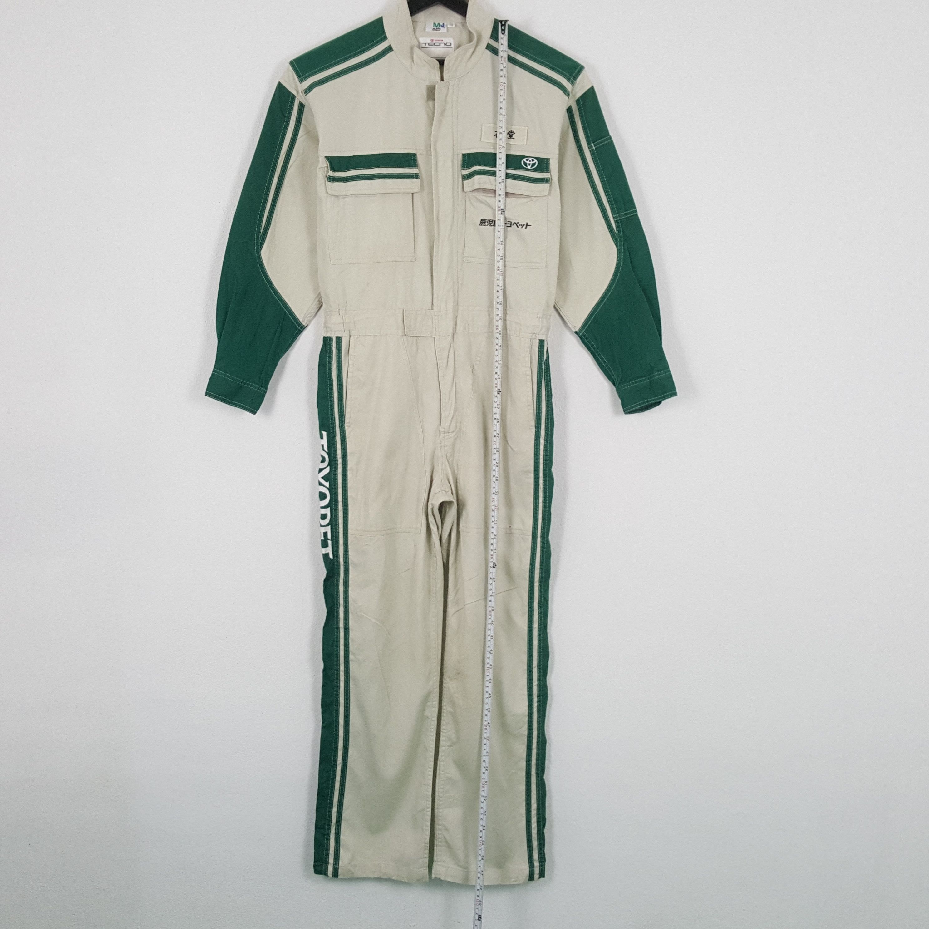 Japanese Brand × Vintage Toyota TOYOPET TECNO Japanese Motorsports Coverall Jacket Size US S / EU 44-46 / 1 - 7 Thumbnail