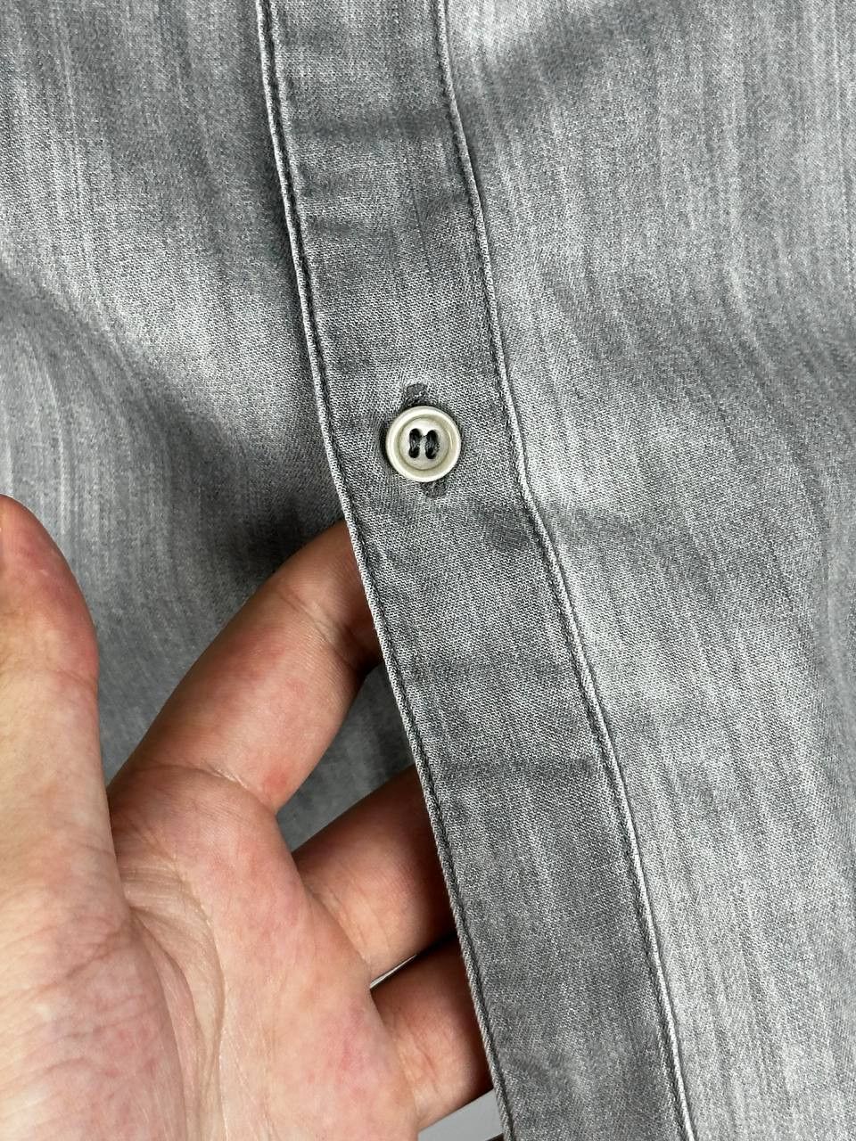 Cos COS Grey Denim Light Casual Shirt Size US L / EU 52-54 / 3 - 6 Thumbnail