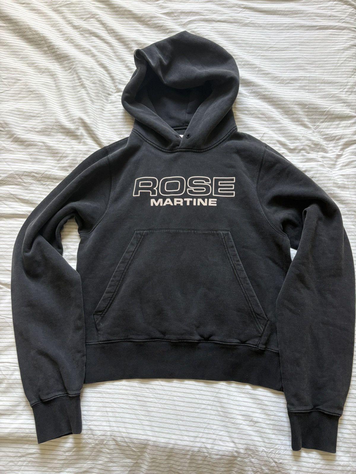 Martine Rose Martine Rose black logo hoodie Size US S / EU 44-46 / 1 - 1 Thumbnail