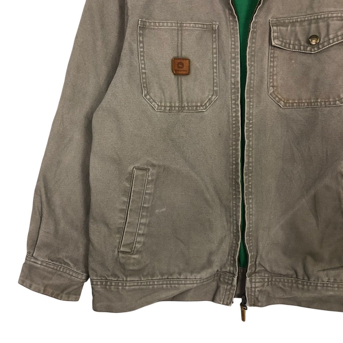 Vintage 🔥VINTAGE DETROIT DUCK CANVAS CHORE WORK JACKET JOHN DEERE Size US L / EU 52-54 / 3 - 6 Thumbnail