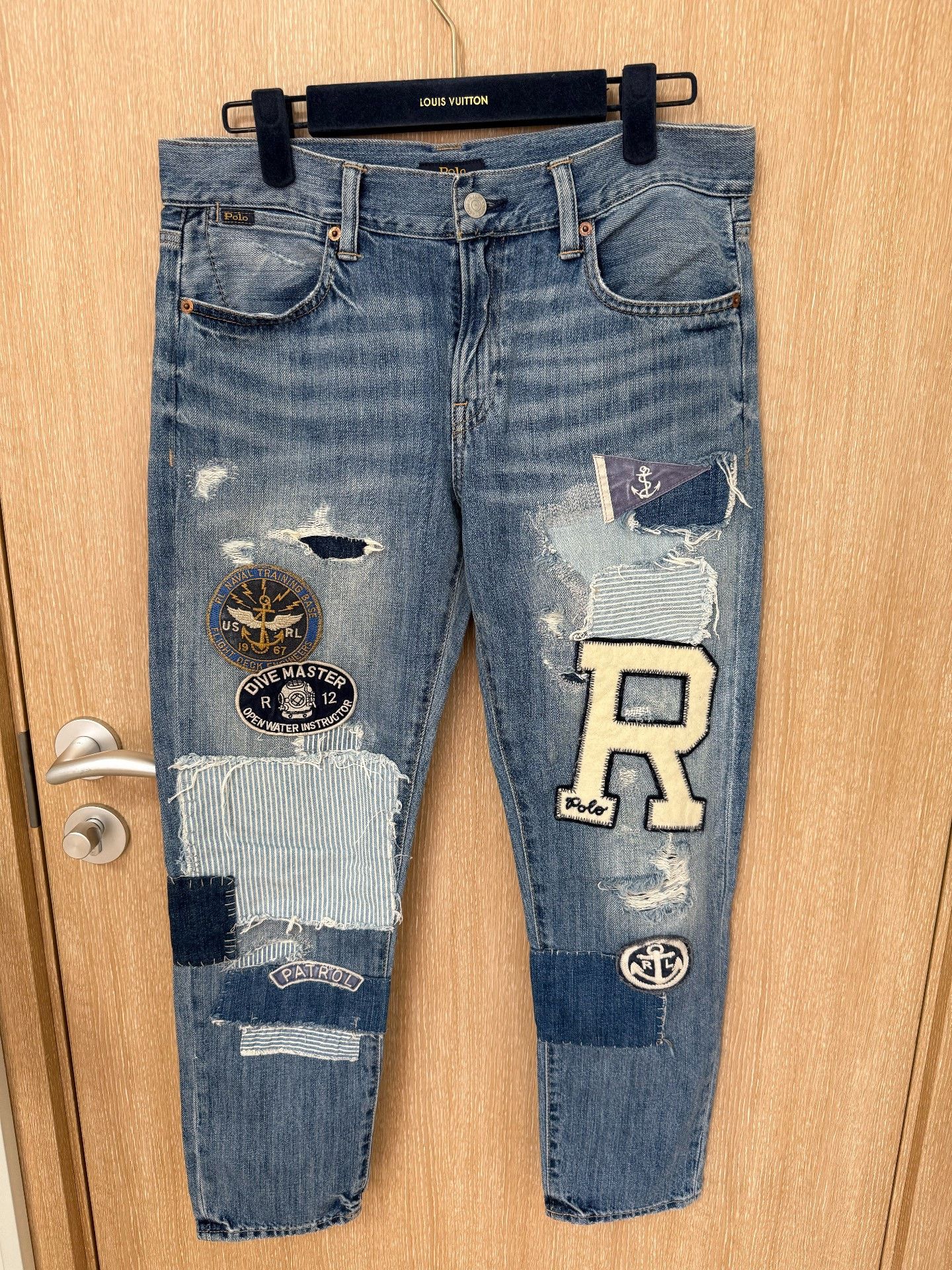 Polo Ralph Lauren Polo Ralph Lauren Patched Jeans Size US 31 - 1 Thumbnail
