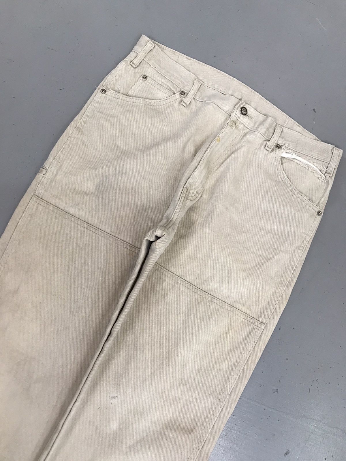 Dickies × Vintage Vintage Dickies double knee denim Size US 34 / EU 50 - 1 Thumbnail
