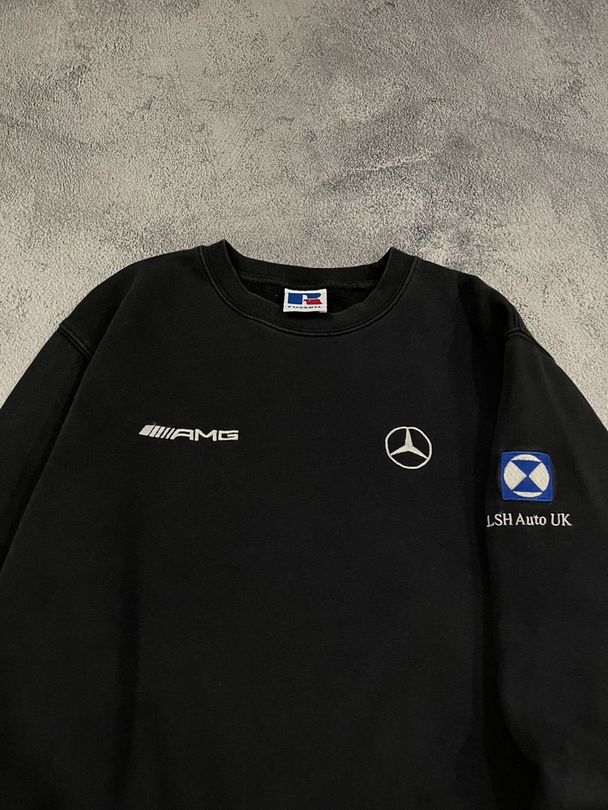 Mercedes-Benz Vintage Y2k Mercedes-Benz AMG Racing Sweatshirt 00’s Size US M / EU 48-50 / 2 - 2 Thumbnail