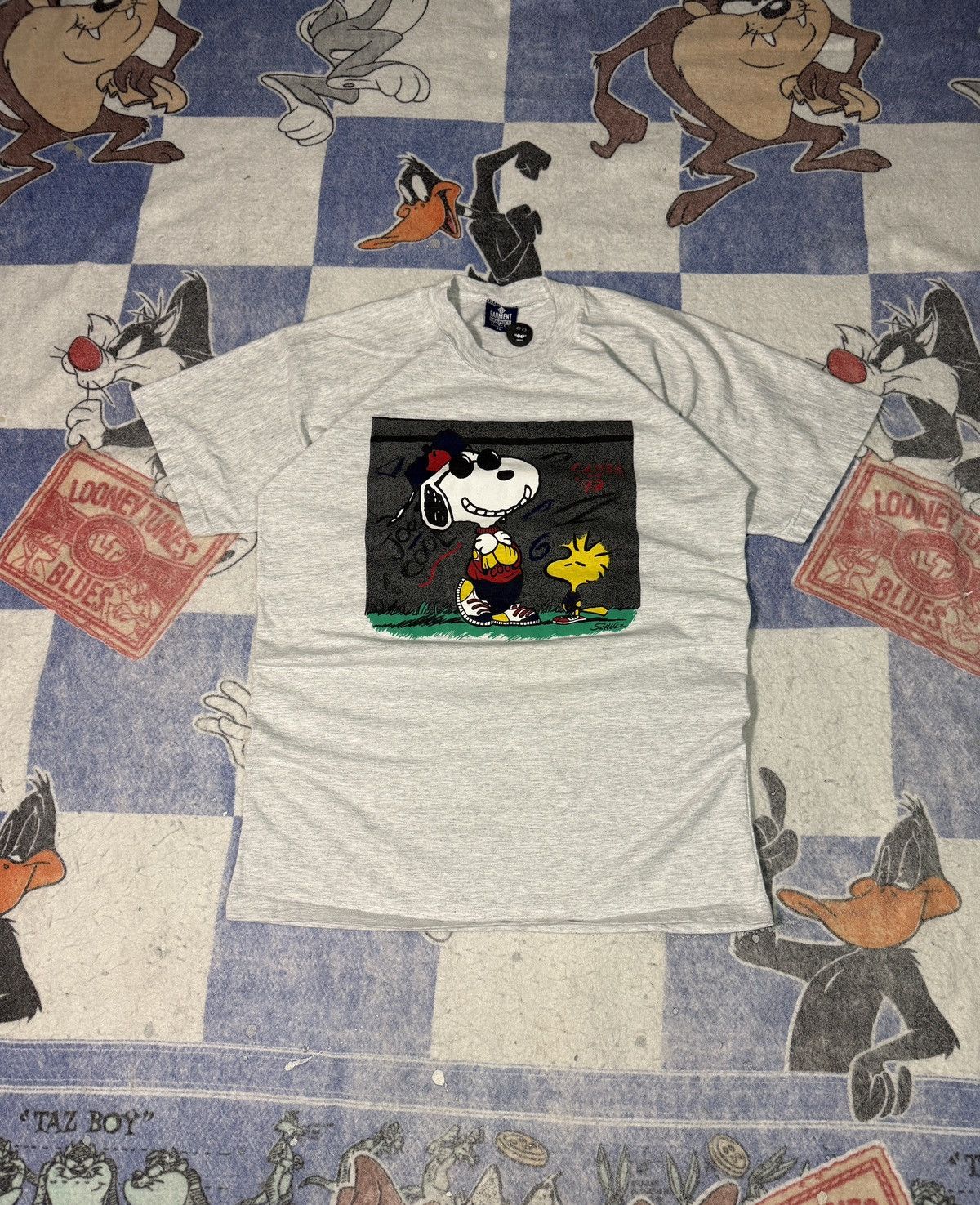 Peanuts Vintage snoopy class of ‘93 tee Size US XL / EU 56 / 4 - 1 Thumbnail