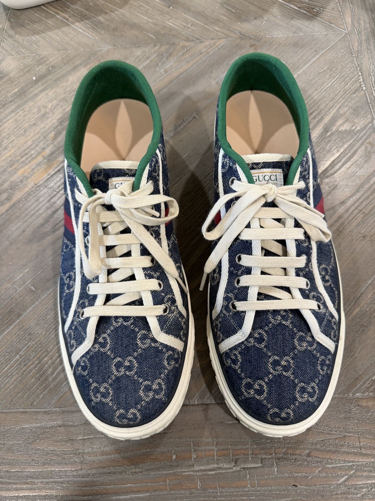 Gucci Gucci Blue Jean Tennis 1977 Size US 12 / EU 45 - 1 Thumbnail