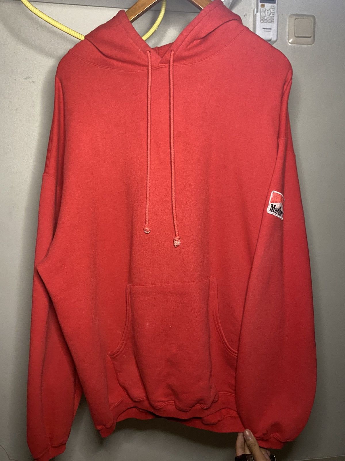 Marlboro Marlboro Vintage Hoodie Size US XL / EU 56 / 4 - 1 Thumbnail