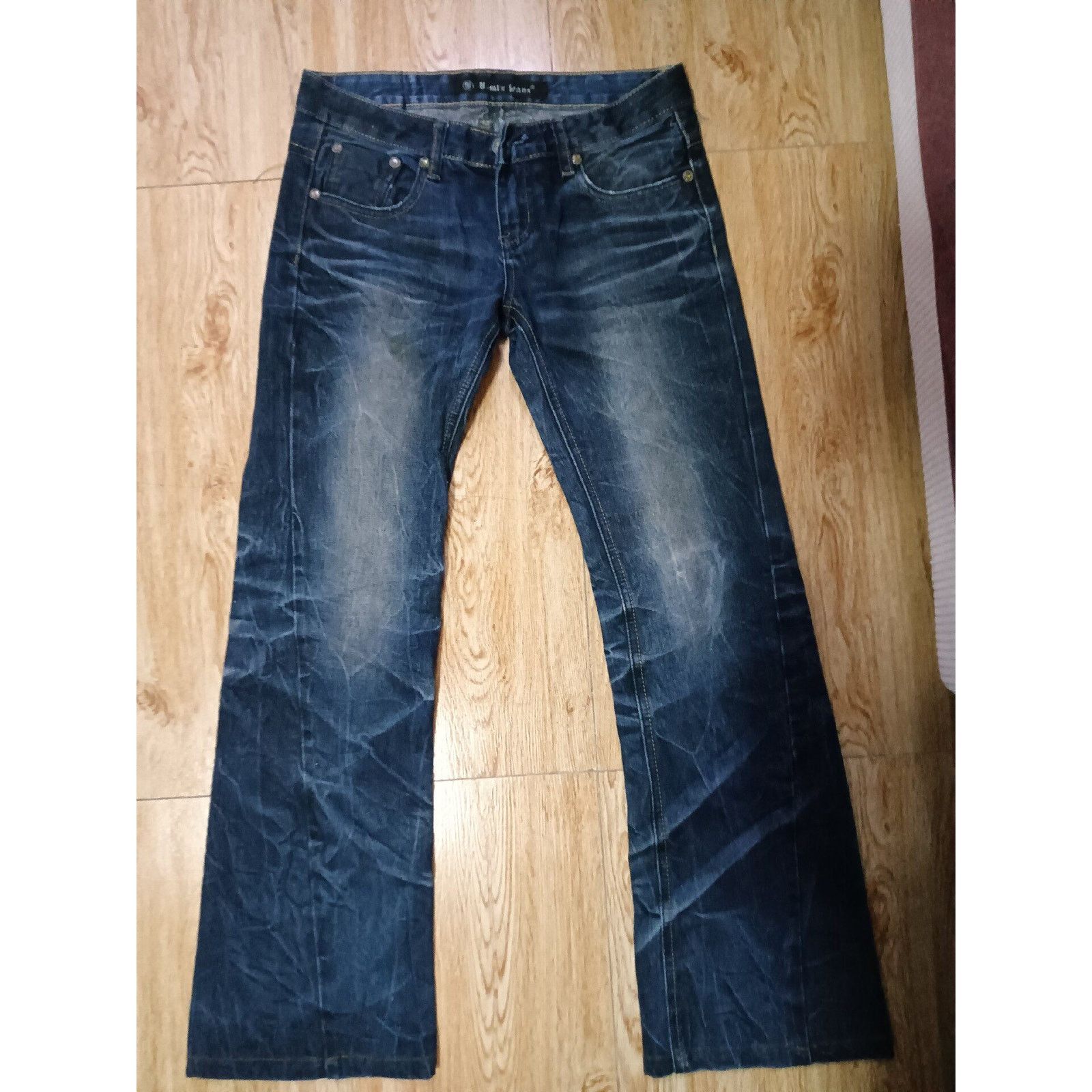 Hysteric Glamour × Undercover Vintage Japanese Brand Faded Wash Low-rise Denim Jeans Blue Size 30" / US 8 / IT 44 - 1 Thumbnail