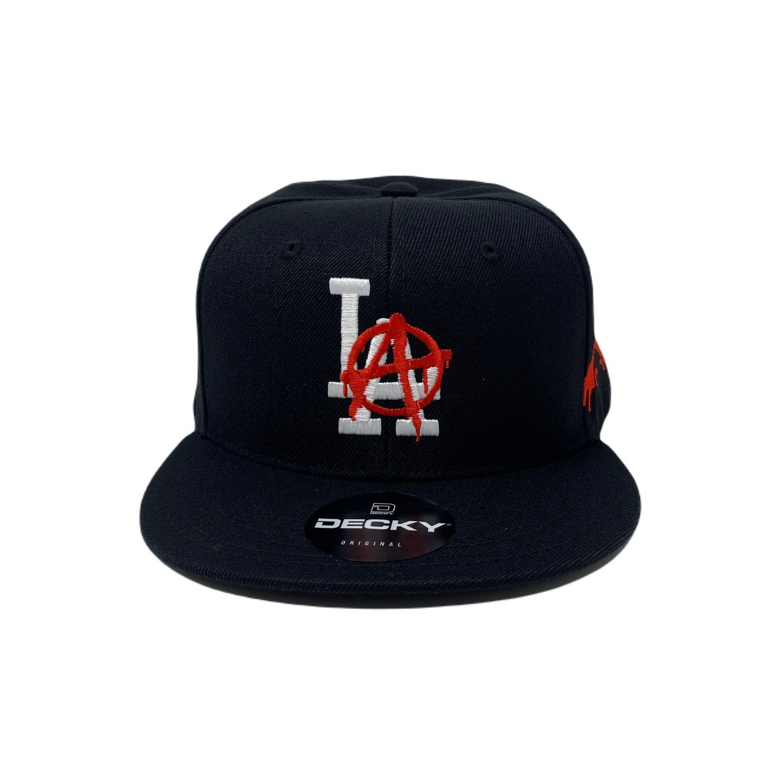 Other Los Angeles LA Anarchy Bloody Hands Snapback Hat All Black Size ONE SIZE - 4 Thumbnail