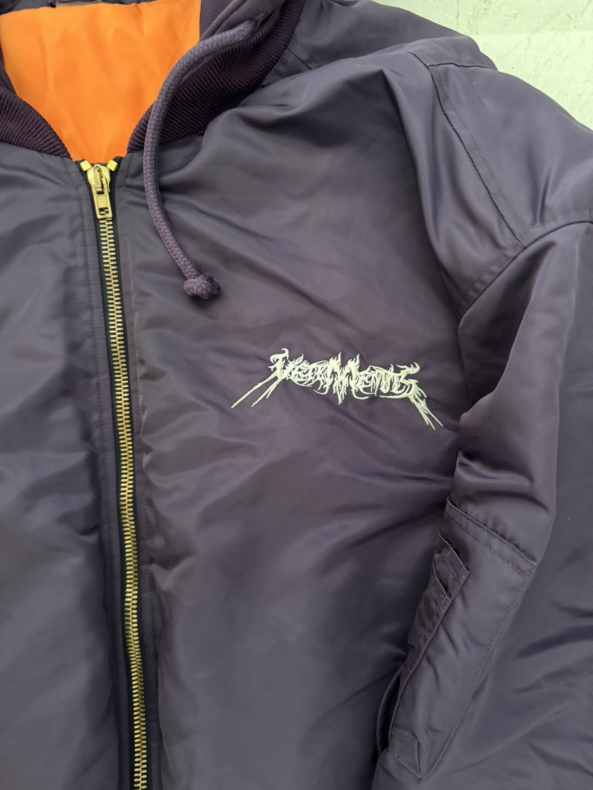 Vetements *RARE* Vetements AW16 Total Fucking Darkness (TFD) Bomber Size US L / EU 52-54 / 3 - 6 Thumbnail