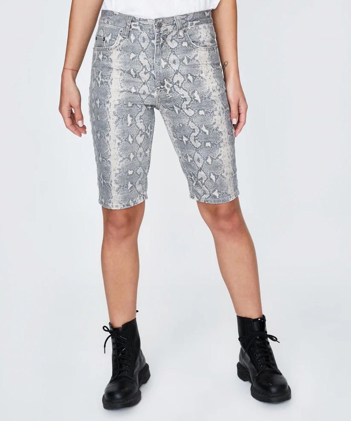 Ksubi new Ksubi womens denim short applaye snake $199 small s 26 8 Size 26" / US 2 / IT 38 - 2 Thumbnail