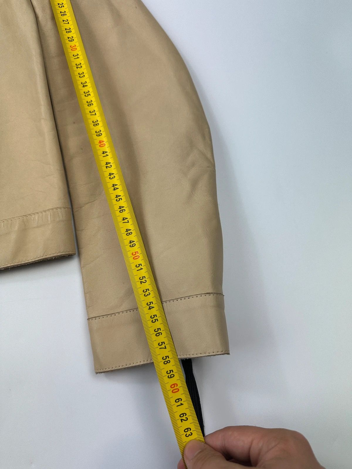 Prada Prada Milano SS99 Beige Leather CalfSkin Snap Buttons Jacket Size M / US 6-8 / IT 42-44 - 18 Thumbnail