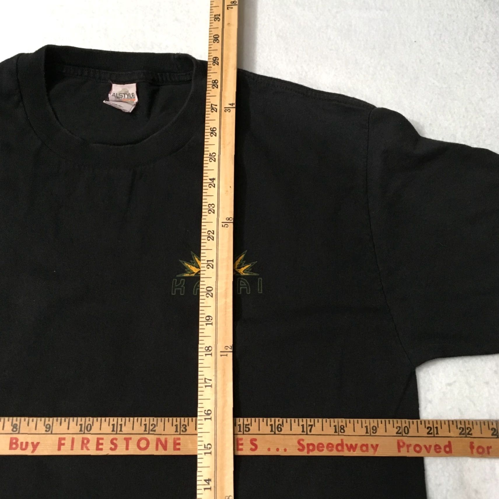 Vintage VINTAGE Maui Kauai Hawaii NICE Graphic T Shirt Tee L Mens Black Island Map 90s Theme Size US L / EU 52-54 / 3 - 5 Thumbnail