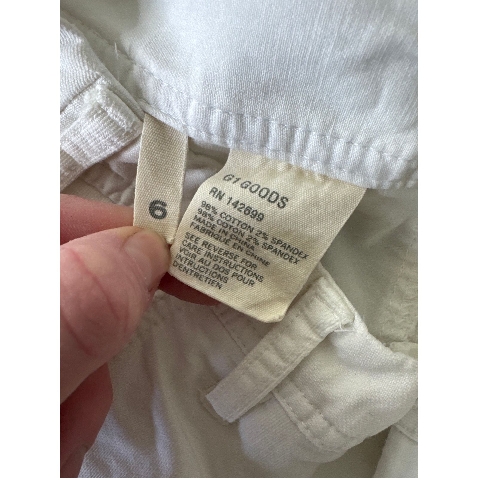 Other G1 GOODS Paper Boat White Carpenter Chinos Size 6 Size 28" / US 6 / IT 42 - 3 Thumbnail