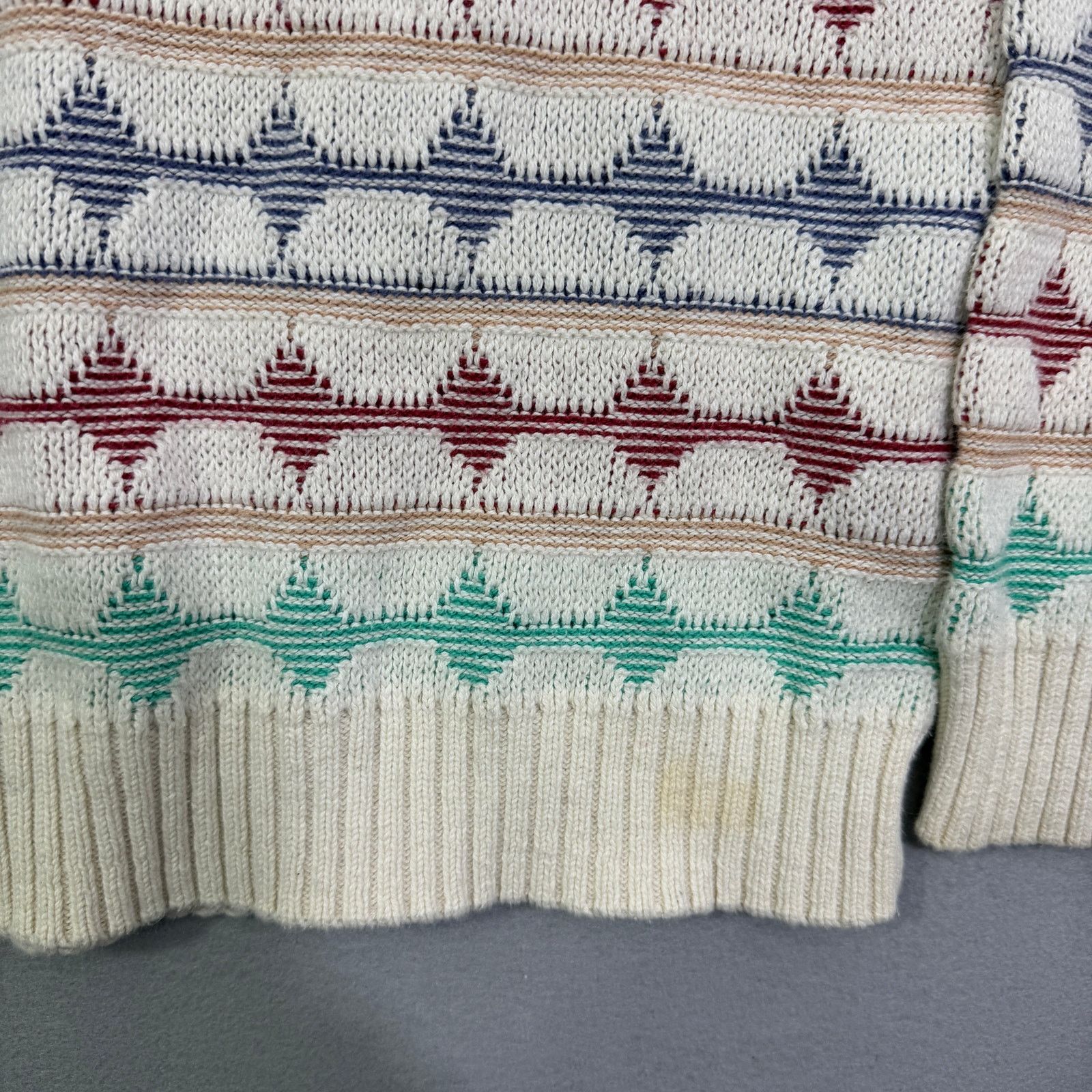Vintage Vintage St Johns Bay Sweater Mens Extra Large Geometric Knit Size US XL / EU 56 / 4 - 4 Thumbnail
