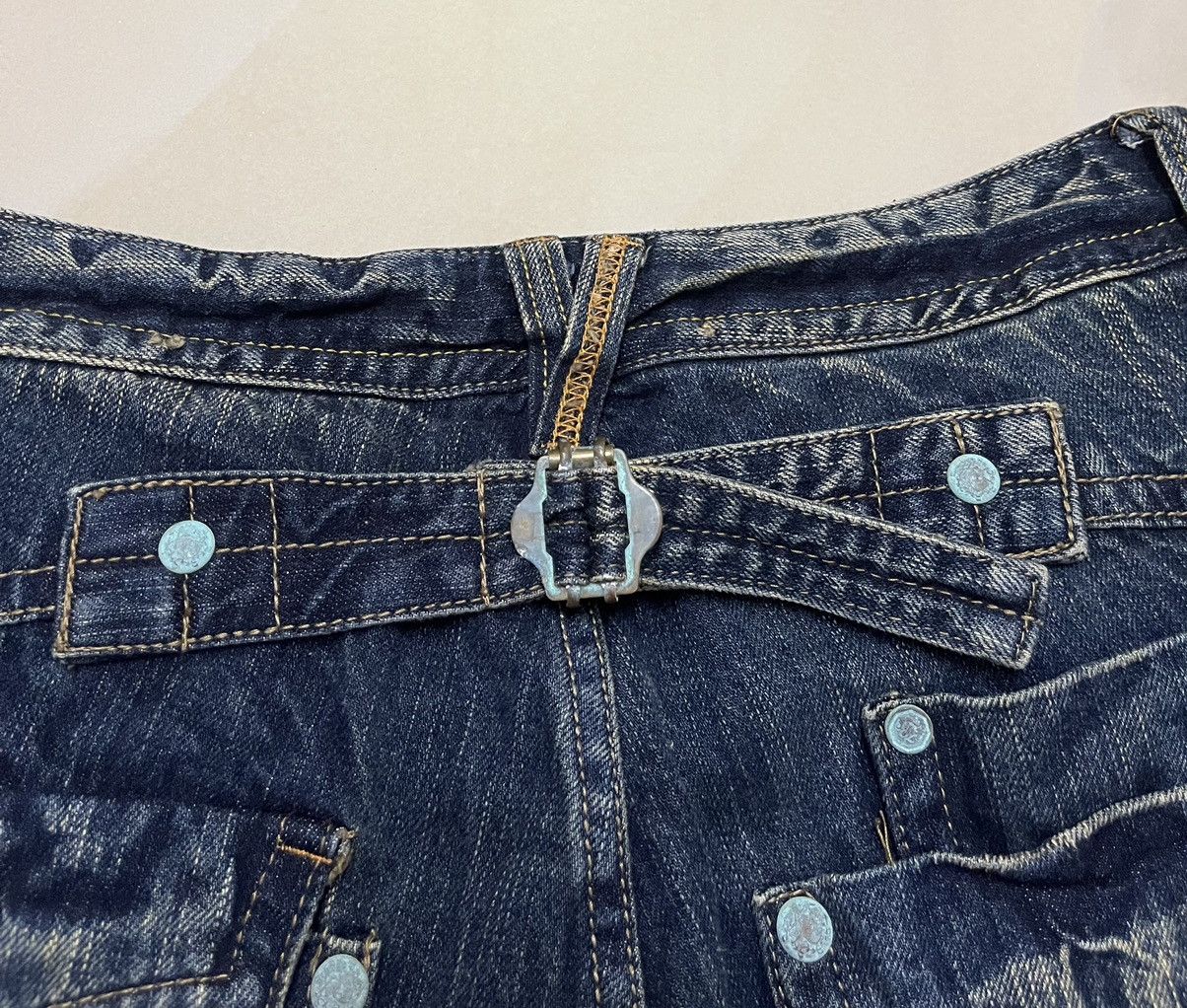 If Six Was Nine blow by blue distressed mud rusty thunder denim buckle back Size US 32 / EU 48 - 19 Thumbnail