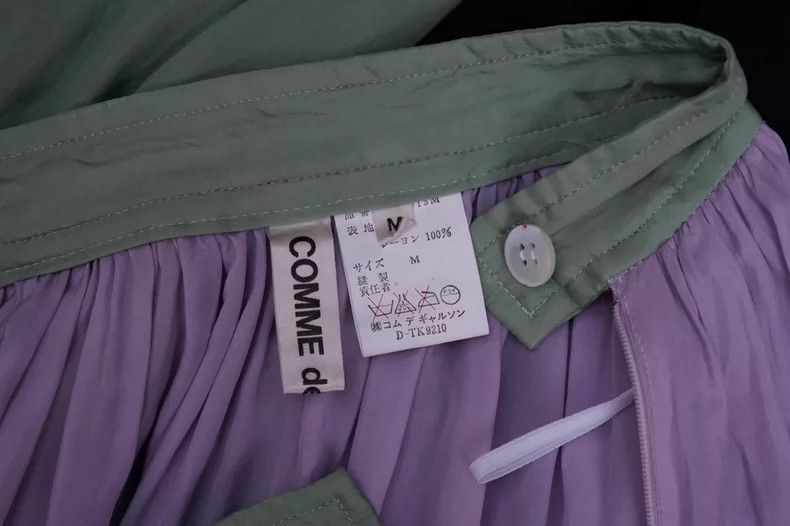 Comme des Garcons Comme des Garcons size M Pink and blue color matching silk Size 25" / US 0 / IT 36 - 9 Thumbnail