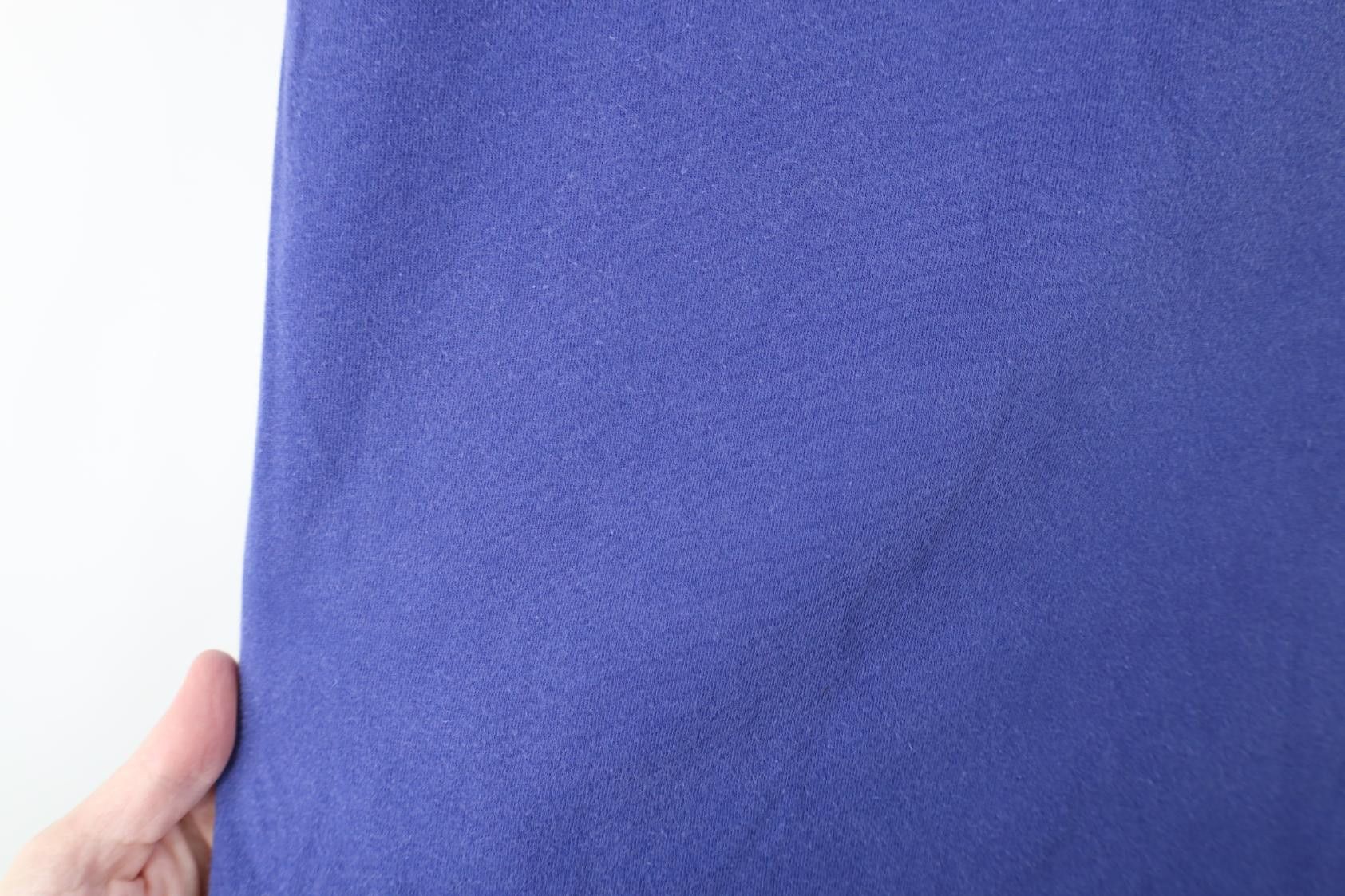 Vintage Vintage 90s Streetwear Blank Cotton Henley T-Shirt Blue Size US S / EU 44-46 / 1 - 7 Thumbnail