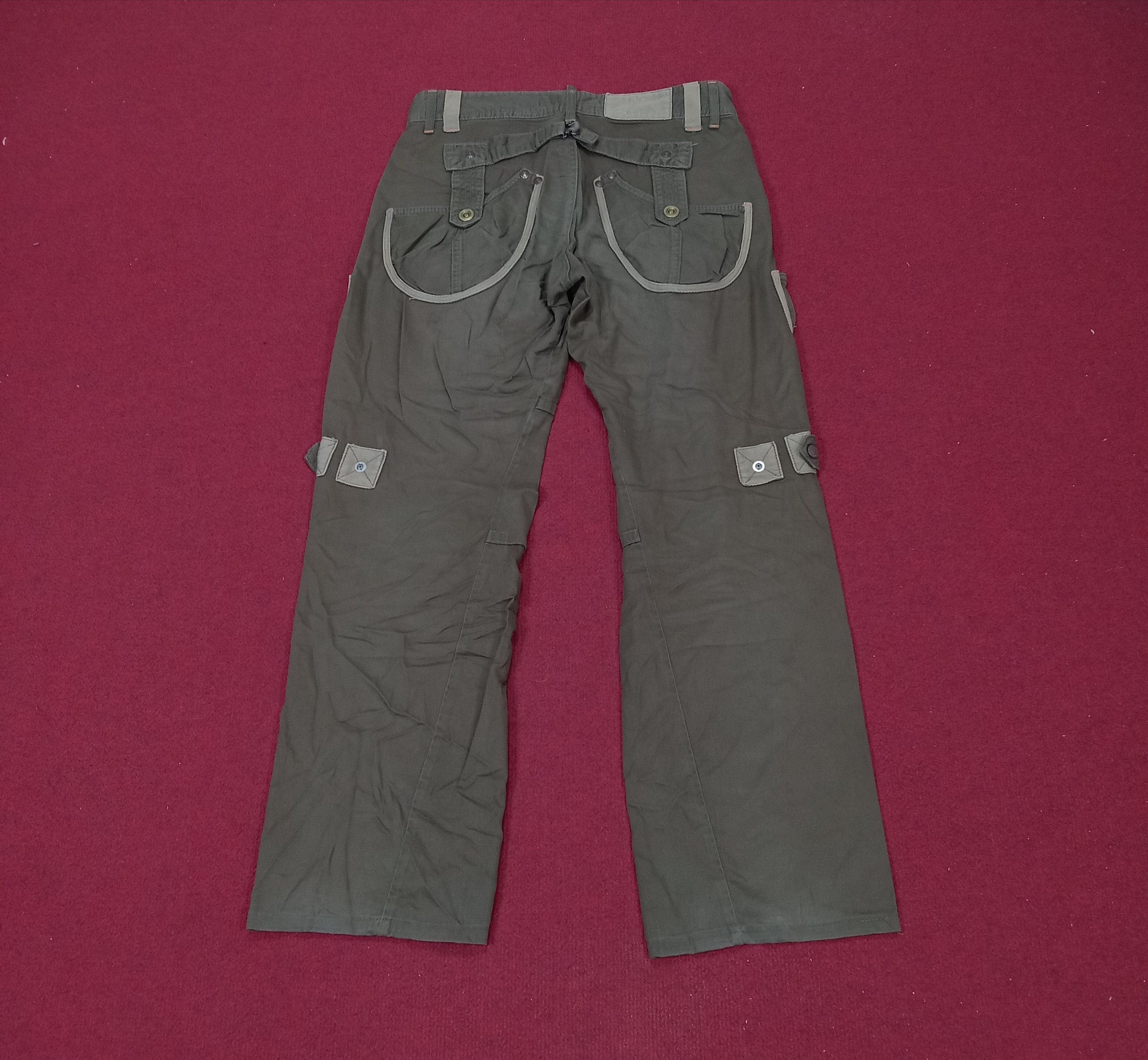 Edwin × Vintage Edwin Streetwear Skater Style Rare Design Pants Size US 33 - 4 Thumbnail