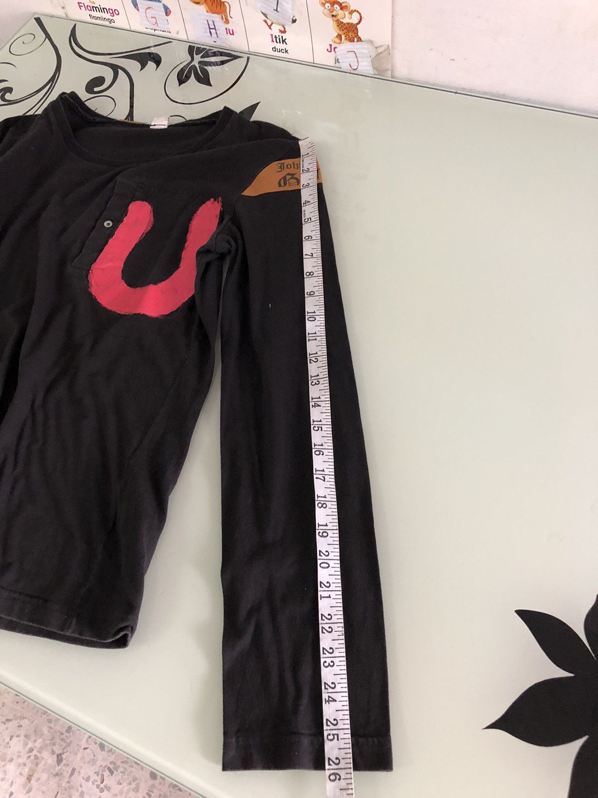 John Galliano Rare❗️Vintage 90s John Galliano Big Paint Design Long Sleeve Size US M / EU 48-50 / 2 - 19 Thumbnail